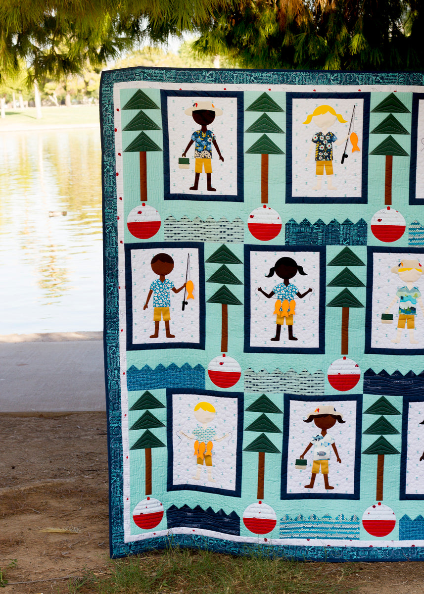 Gone Fishing Quilt Pattern – Faith and Fabric