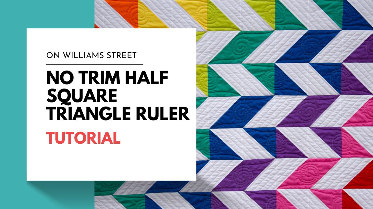 Introducing - No Trim Half Square Triangle Ruler