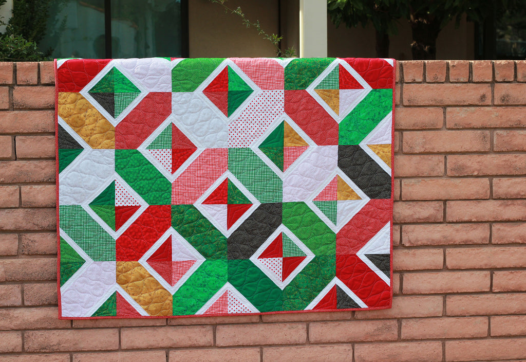 A Scrappy Christmas Pre-Cut Quilt - A Michael Miller Project