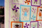 Pixie Dust - modern applique fairy quilt pattern