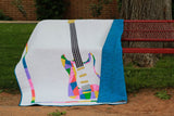 Rock Concert Modern Guitar Quilt Pattern