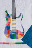 Rock Concert Modern Guitar Quilt Pattern