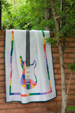 Rock Concert Modern Guitar Quilt Pattern