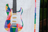 Rock Concert Modern Guitar Quilt Pattern