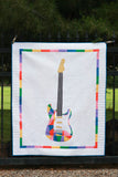 Rock Concert Modern Guitar Quilt Pattern